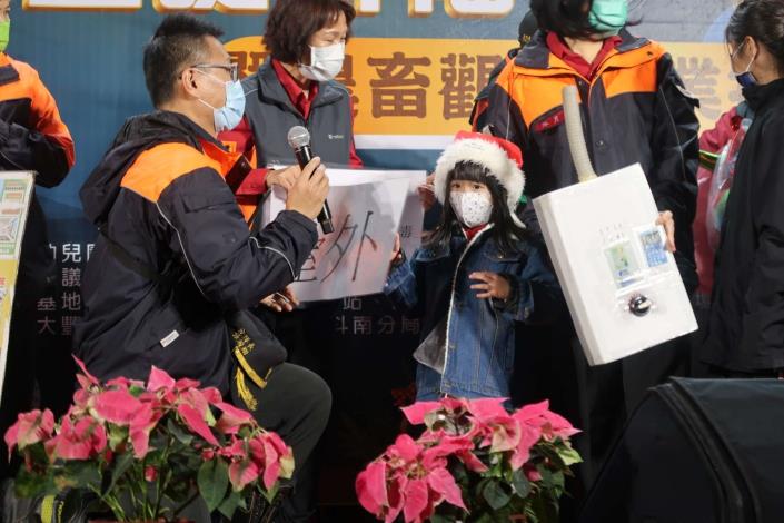 雲林縣消防局第一大隊斗南分隊加強宣導防範一氧化碳中毒-宣導過程