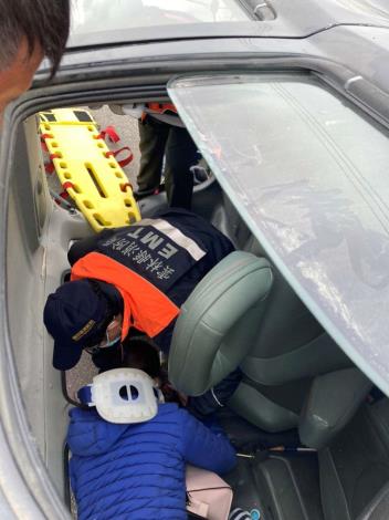 雲林縣消防局第三大隊台西分隊車禍救護搶救案