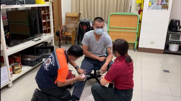 雲林縣消防局第一大隊斗六分隊辦理止血與止血帶操作訓練