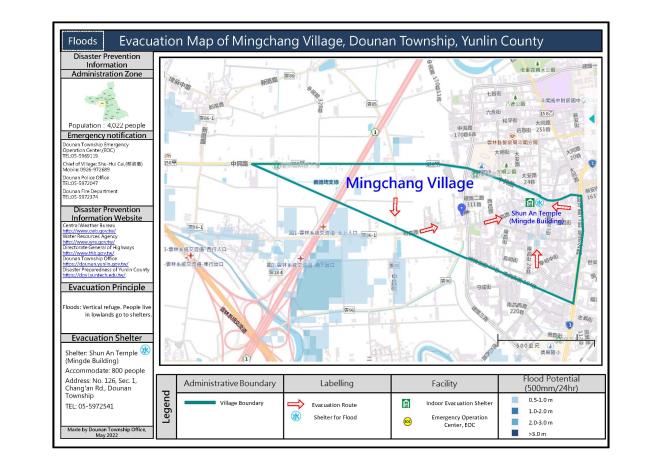 2_雲林縣斗南鎮明昌里水災防災地圖(英文版)